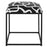 Uttermost Twists And Turns Fabric Accent Stool, Matte Black - 23690