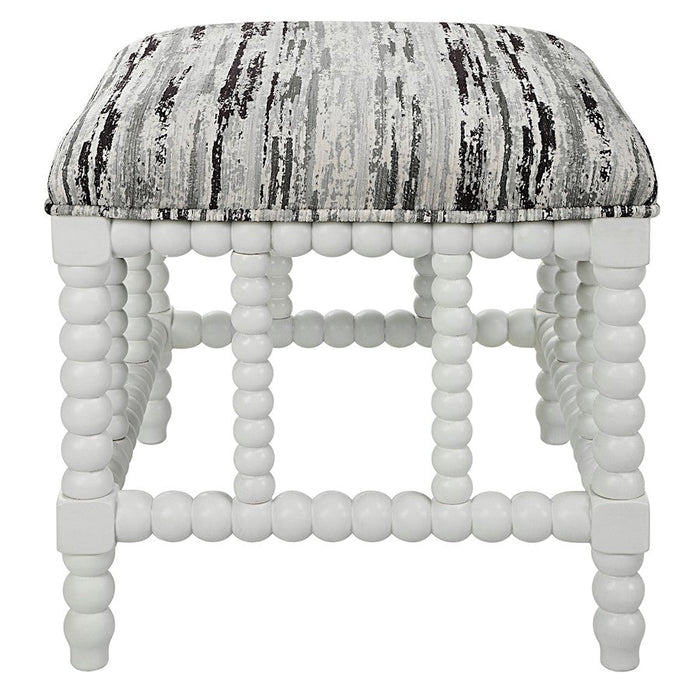 Uttermost Seminoe Upholstered Small Bench, White