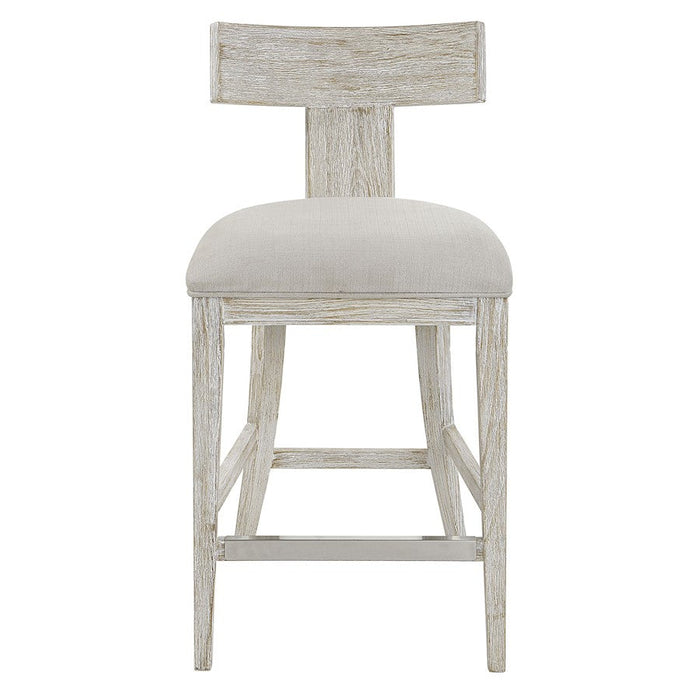 Uttermost Idris Counter Stool, White - 23693