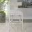 Uttermost Idris Counter Stool, White