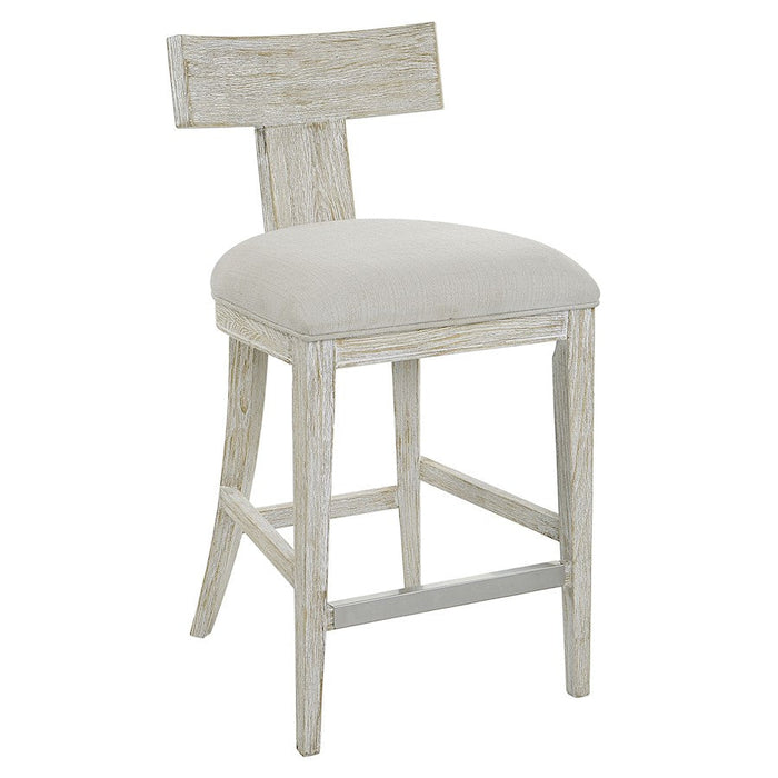 Uttermost Idris Counter Stool, White