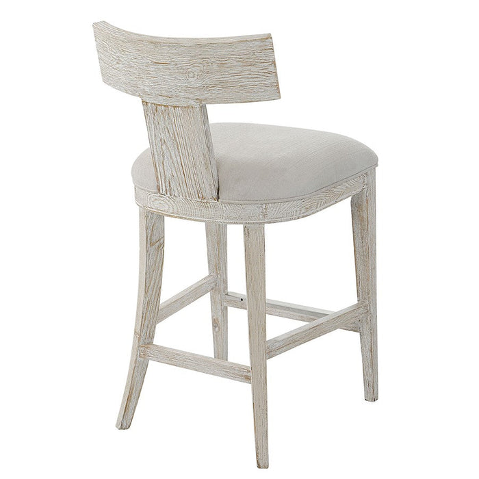 Uttermost Idris Counter Stool, White