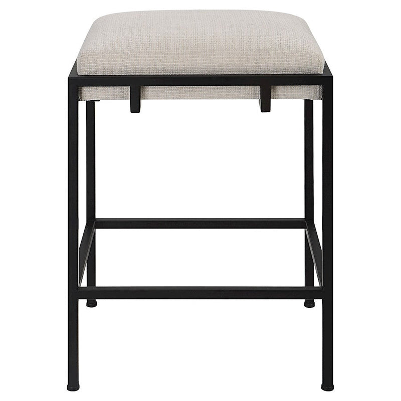 Uttermost Paradox Black Counter Stool - 23695