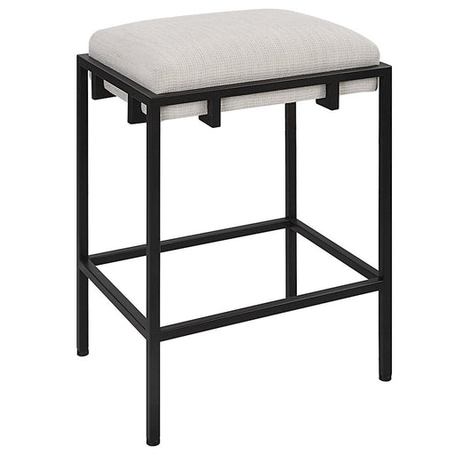 Uttermost Paradox Black Counter Stool