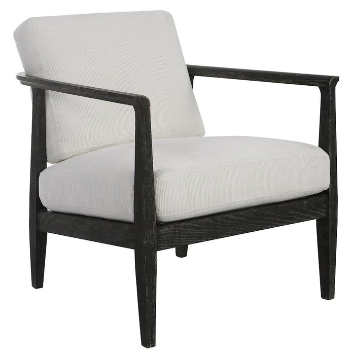 Uttermost Brunei White Accent Chair