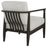 Uttermost Brunei White Accent Chair