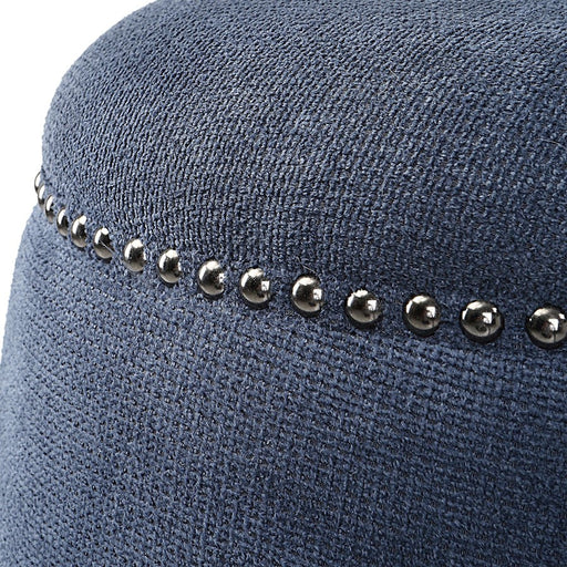 Uttermost Gumdrop Denim Ottoman