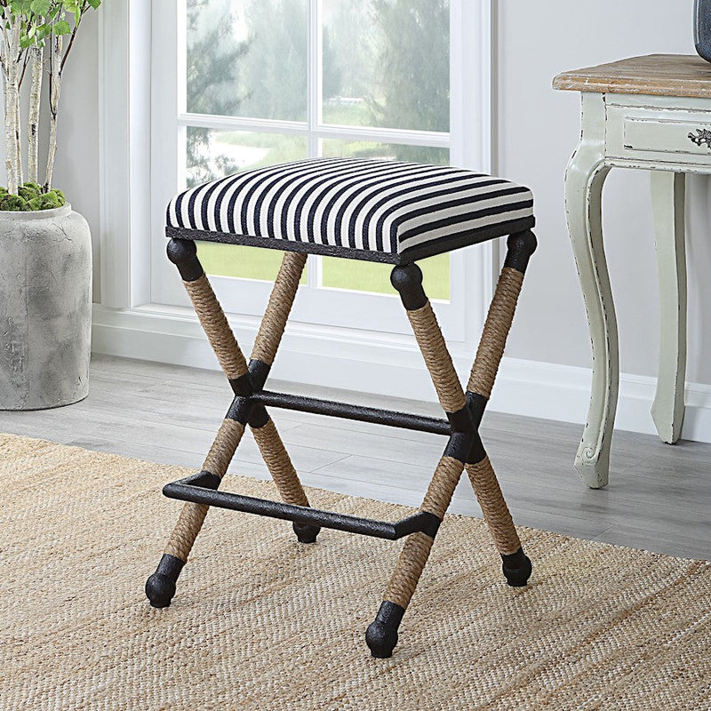 Uttermost Braddock Backless Counter Stool - 23711