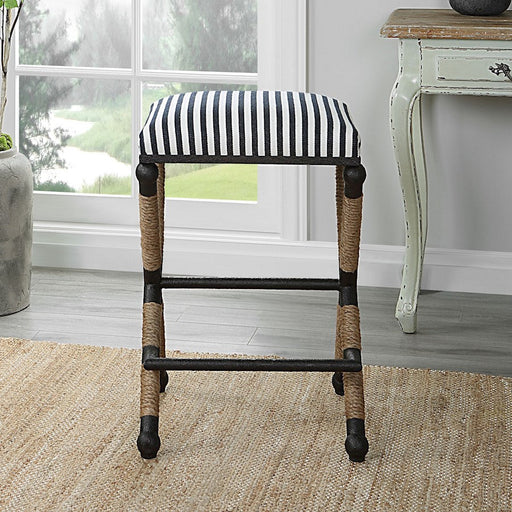 Uttermost Braddock Backless Counter Stool