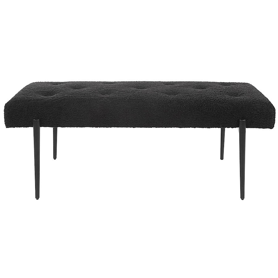 Uttermost Olivier Modern Black Bench - 23719