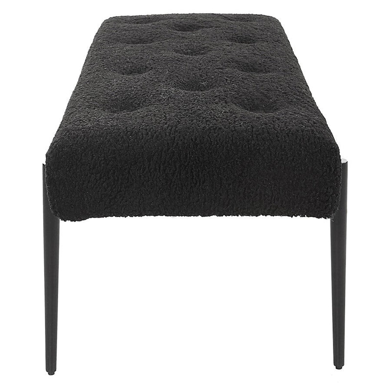 Uttermost Olivier Modern Black Bench