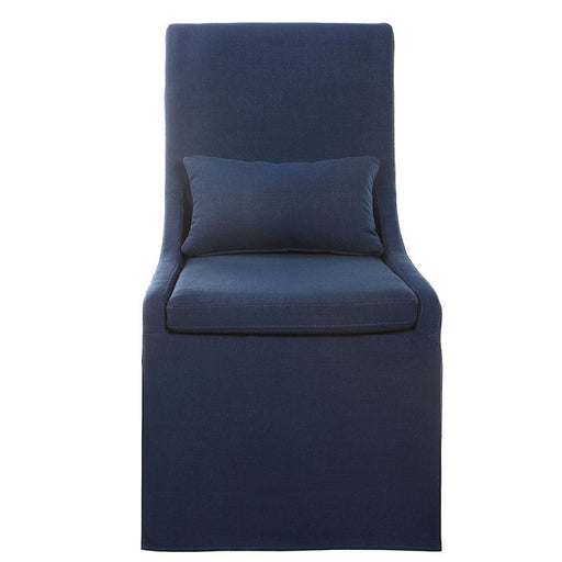 Uttermost Coley Armless Chair, Denim Blue - 23726