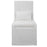 Uttermost Coley Armless Chair, White - 23728