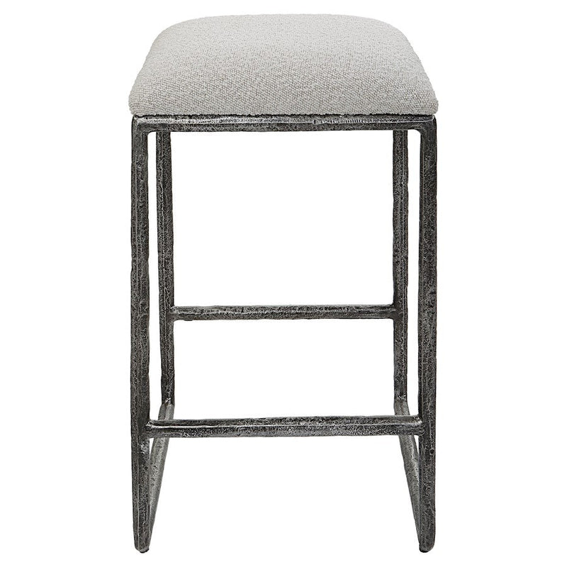 Uttermost Brisbane Counter Stool, Charcoal