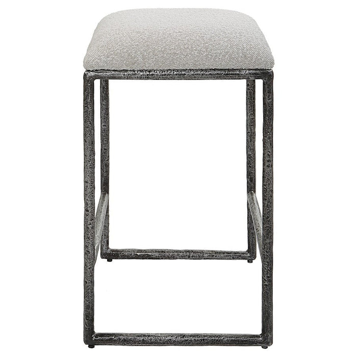 Uttermost Brisbane Counter Stool, Charcoal