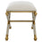 Uttermost Socialite Small Bench, White