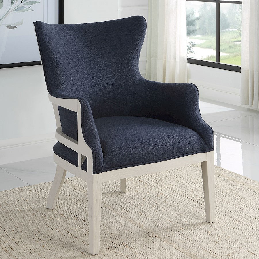 Uttermost Gordonston Blue Fabric Accent Chair - 23753