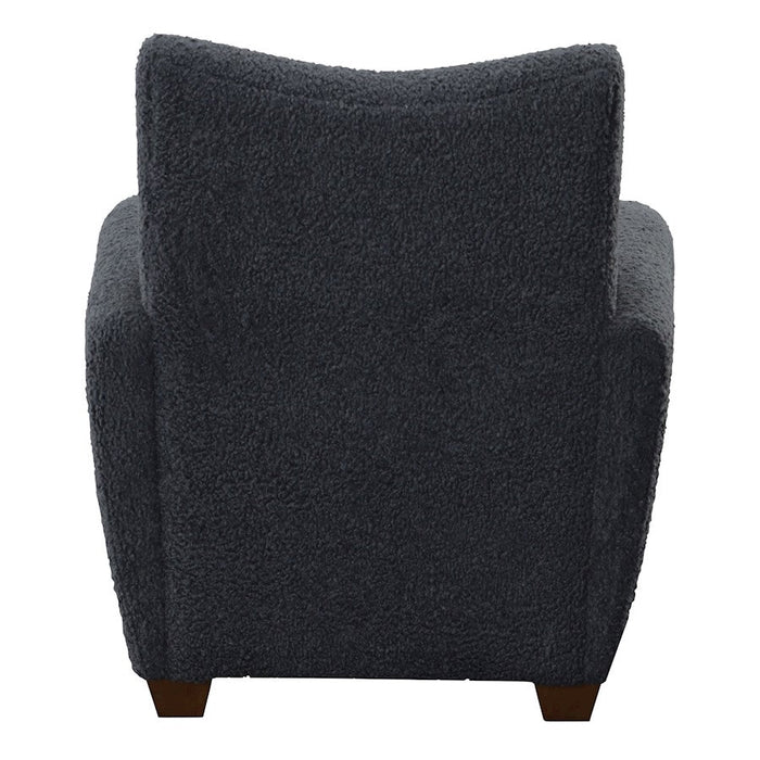 Uttermost Teddy Slate Accent Chair, Gray Faux