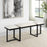 Uttermost Triple Cloud Modern Upholstered Bench, Black