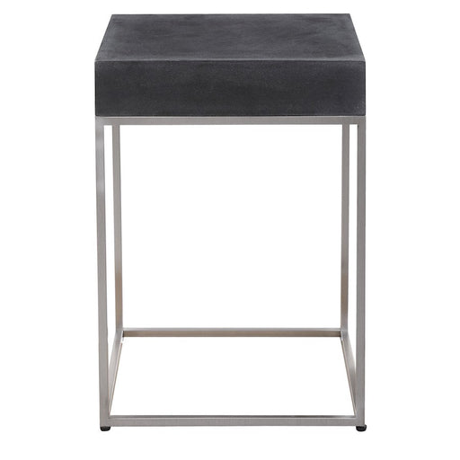 Uttermost Jase Black Concrete Accent Table - 24975