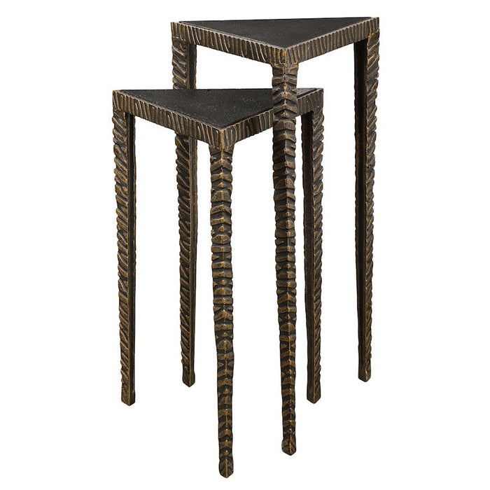 Uttermost Samiria Triangular Accent Tables, Set of 2 - 24977