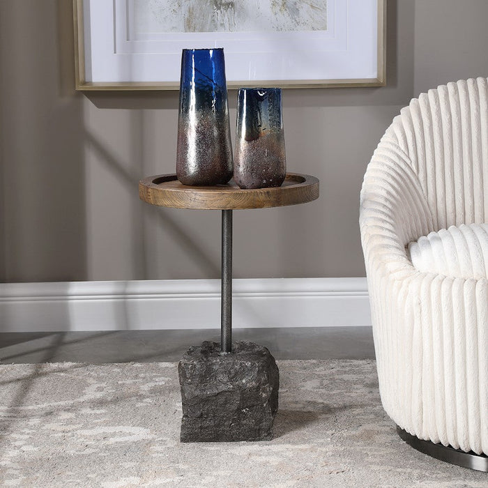 Uttermost Horton Rustic Accent Table