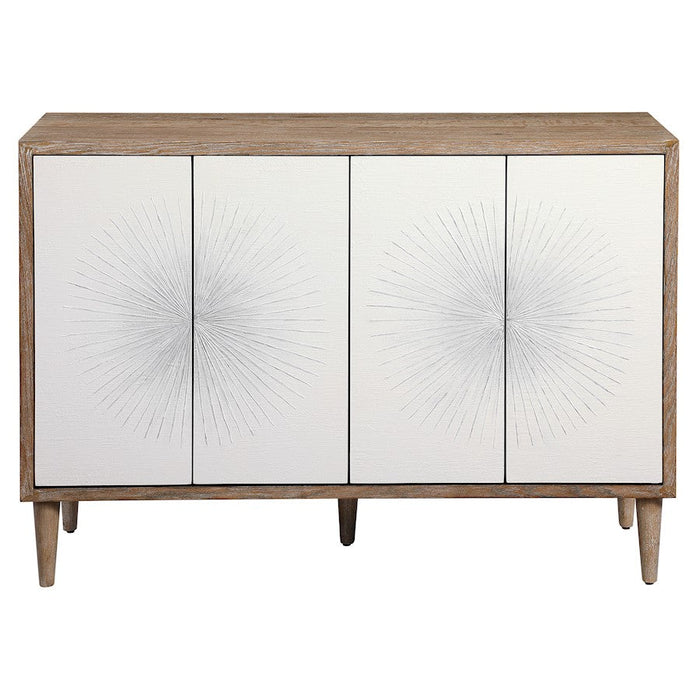 Uttermost Dani 4 Door White Cabinet - 25084