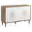 Uttermost Dani 4 Door White Cabinet