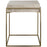 Uttermost Inda Modern Accent Table, Brushed Brass