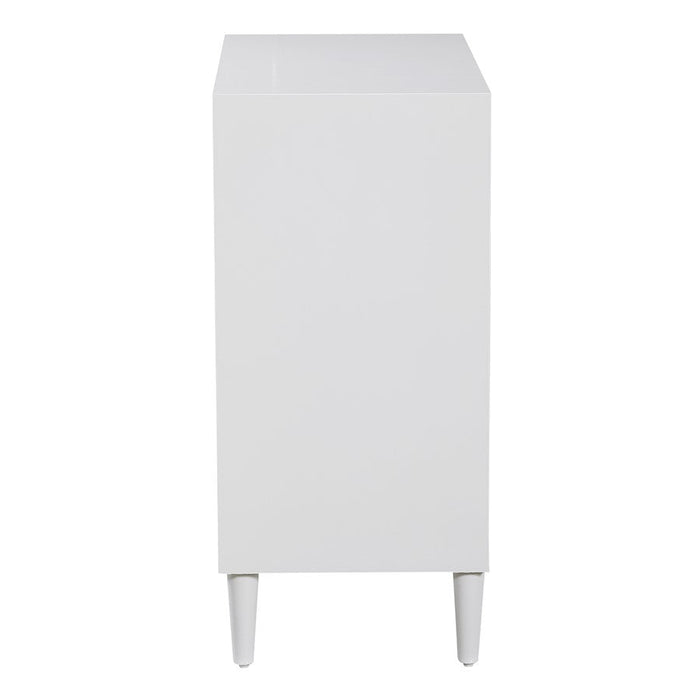 Uttermost Stockholm White 2 Door Cabinet