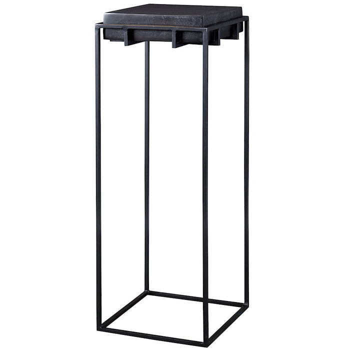 Uttermost Telone Black Large Pedestal - 25107