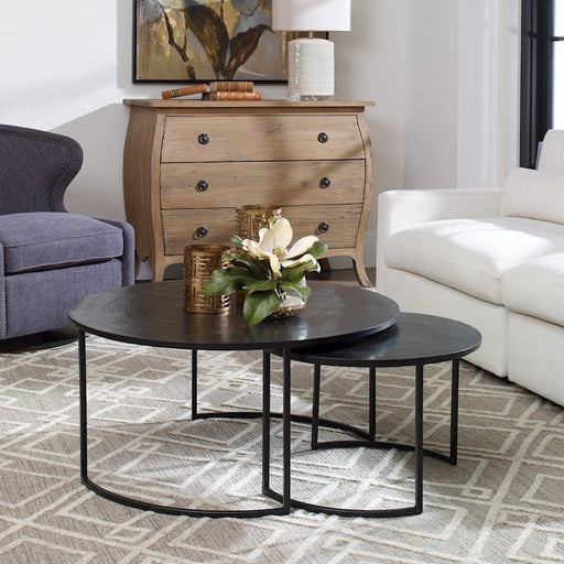 Uttermost Barnette Modern Nesting Coffee Tables, Set of 2