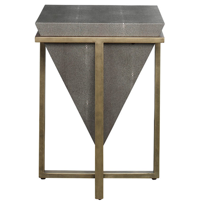 Uttermost Bertrand Shagreen Accent Table - 25123