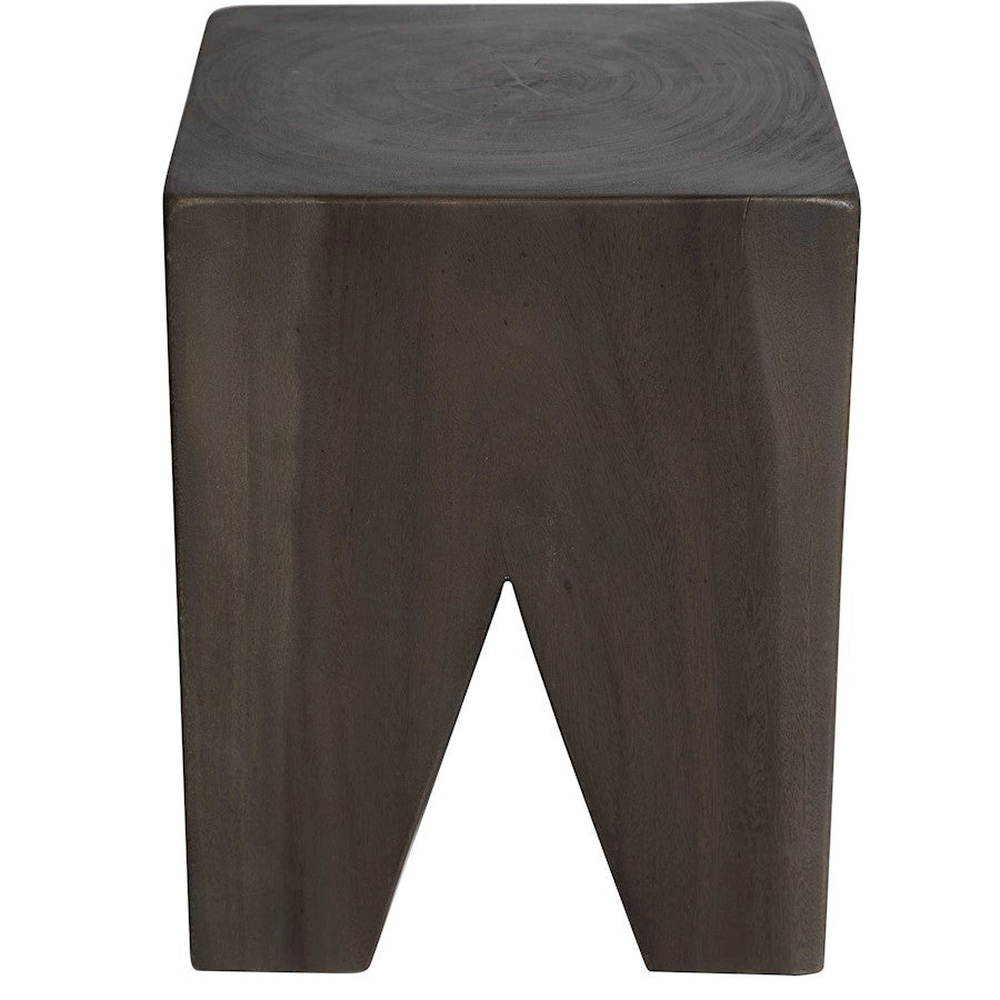 Uttermost Armin Solid Wood Accent Stool, Satin Gray - 25133