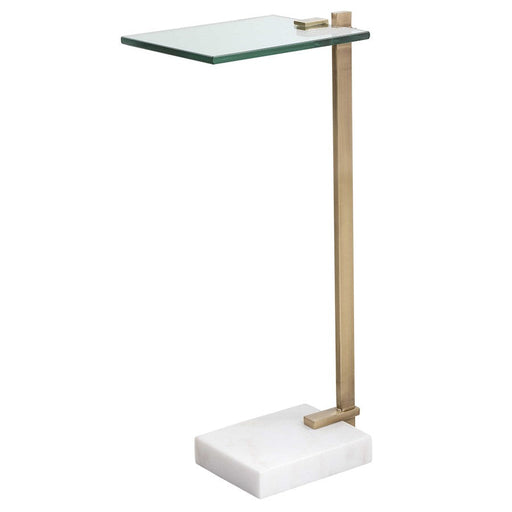 Uttermost Butler Accent Table, Brushed Brass - 25136