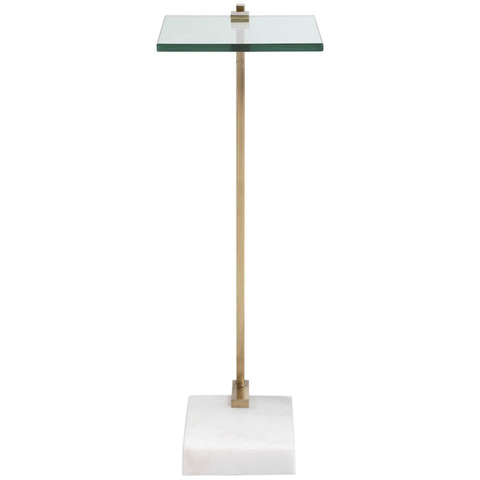 Uttermost Butler Accent Table, Brushed Brass