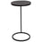 Uttermost Brunei Round Accent Table, Aged Black