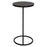 Uttermost Brunei Round Accent Table, Aged Black