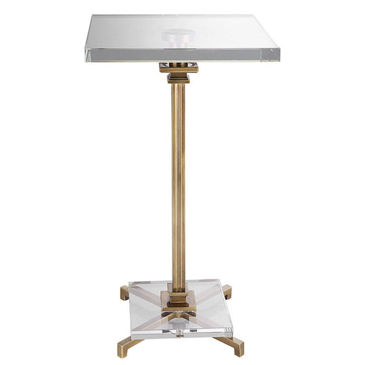 Uttermost Richelieu Traditional Drink Table, Brushed Brass - 25142