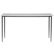 Uttermost Nightfall Console Table, White Marble - 25173