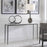 Uttermost Nightfall Console Table, White Marble