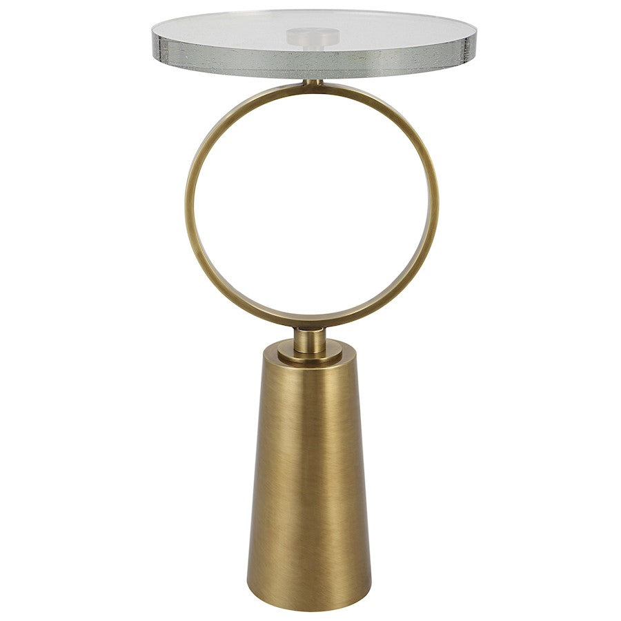 Uttermost Ringlet Accent Table, Brass - 25178