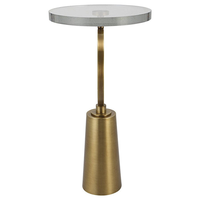 Uttermost Ringlet Accent Table, Brass