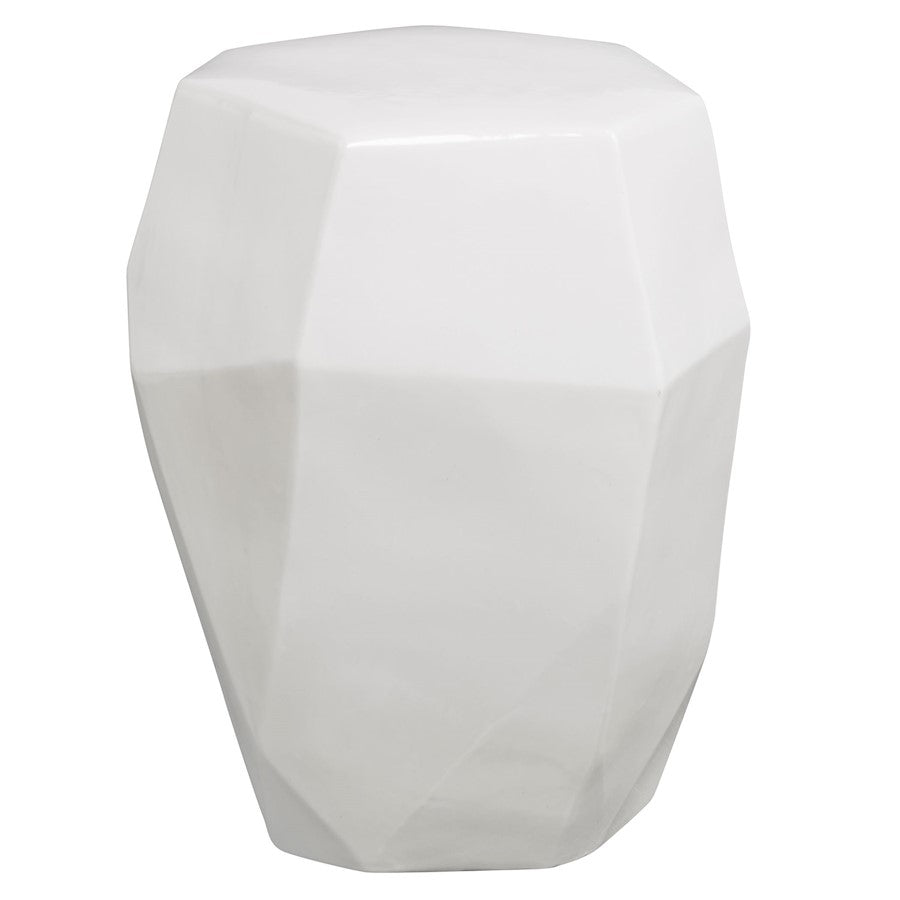 Uttermost Maquette Garden Stool, White - 25183