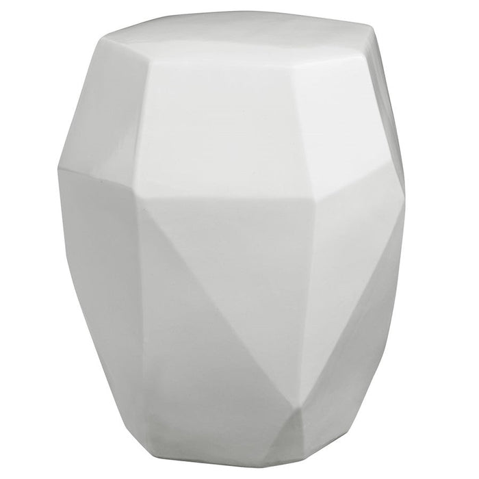 Uttermost Maquette Garden Stool, White