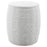 Uttermost Resort Accent Stool, White - 25188