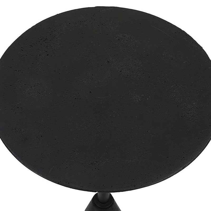 Uttermost Midnight Accent Table, Black