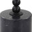 Uttermost Bead Marble Drink Table, Black