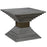 Uttermost Andes Wooden Geometric Accent Table, Gray