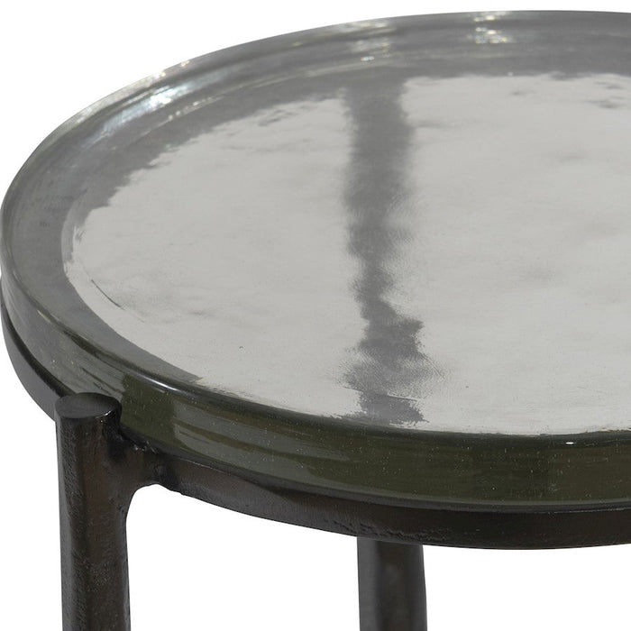 Uttermost Eternity Iron/Glass Accent Table